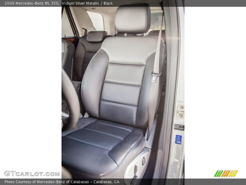 Iridium Silver Metallic / Black 2009 Mercedes-Benz ML 350