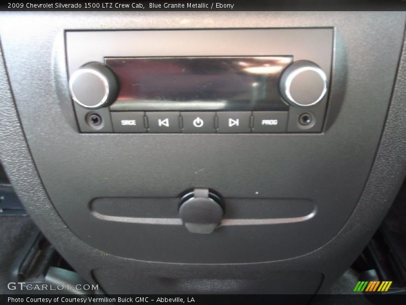 Blue Granite Metallic / Ebony 2009 Chevrolet Silverado 1500 LTZ Crew Cab
