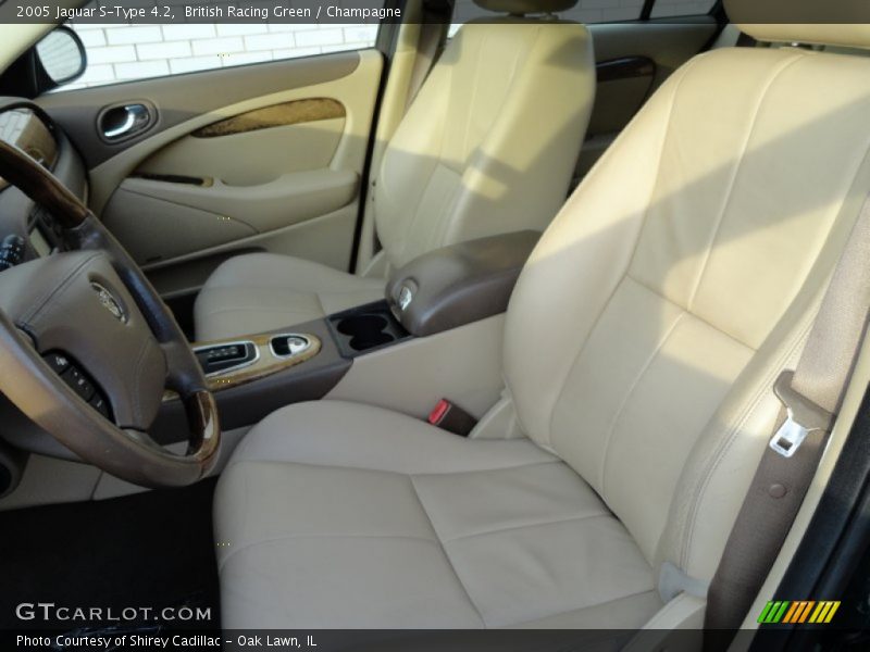 Front Seat of 2005 S-Type 4.2