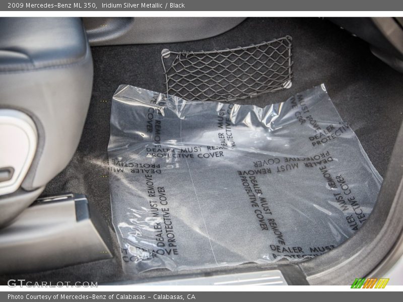 Iridium Silver Metallic / Black 2009 Mercedes-Benz ML 350