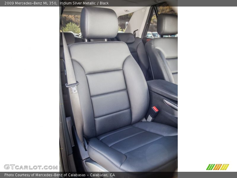 Iridium Silver Metallic / Black 2009 Mercedes-Benz ML 350