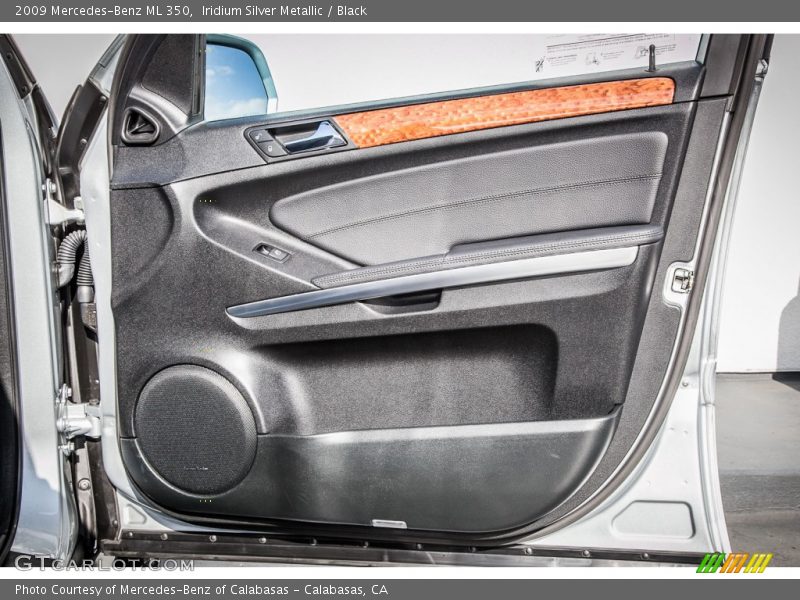 Iridium Silver Metallic / Black 2009 Mercedes-Benz ML 350