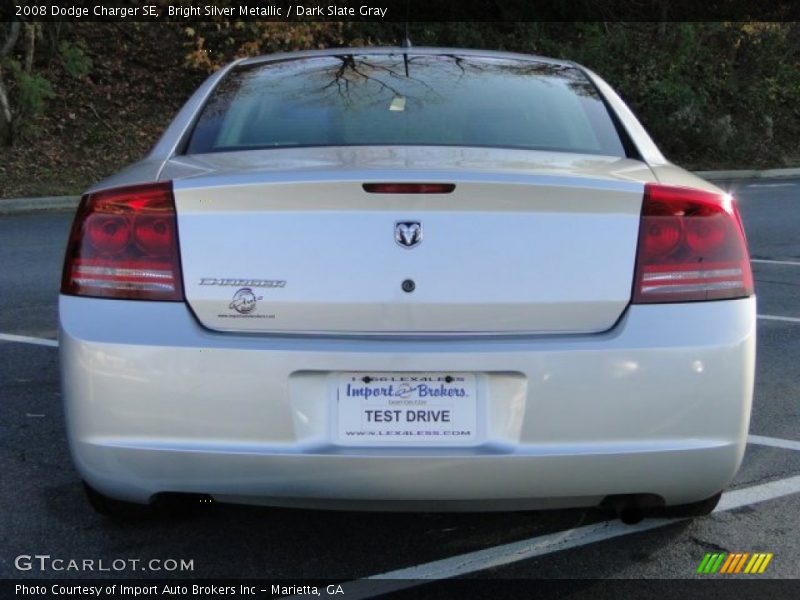 Bright Silver Metallic / Dark Slate Gray 2008 Dodge Charger SE
