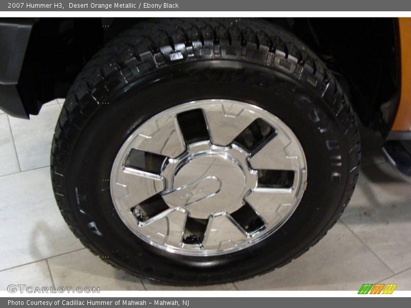 Desert Orange Metallic / Ebony Black 2007 Hummer H3