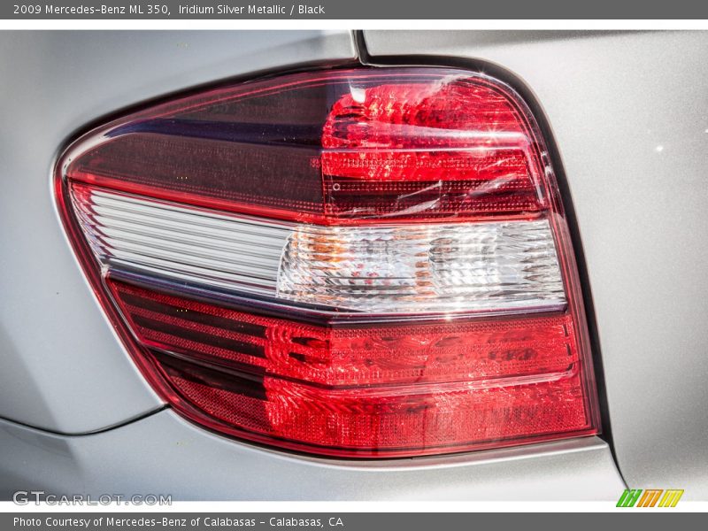 Iridium Silver Metallic / Black 2009 Mercedes-Benz ML 350