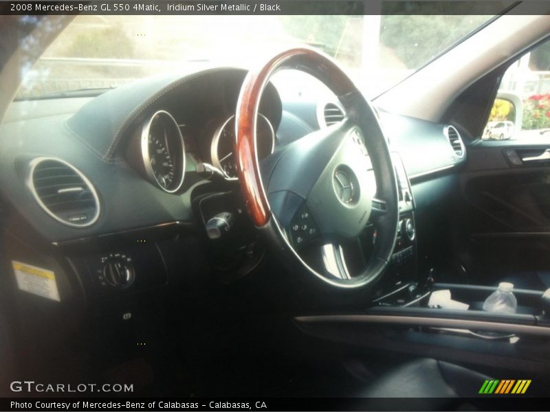 Iridium Silver Metallic / Black 2008 Mercedes-Benz GL 550 4Matic