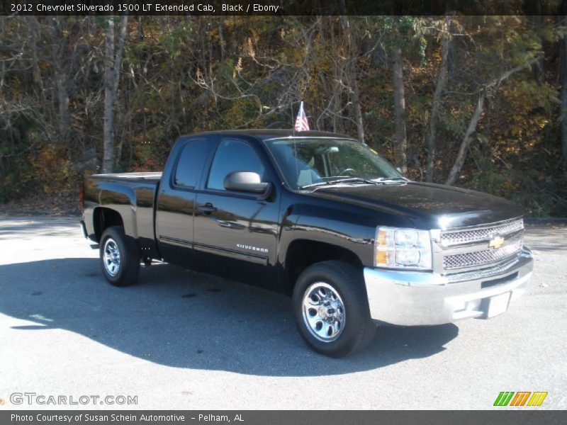 Black / Ebony 2012 Chevrolet Silverado 1500 LT Extended Cab