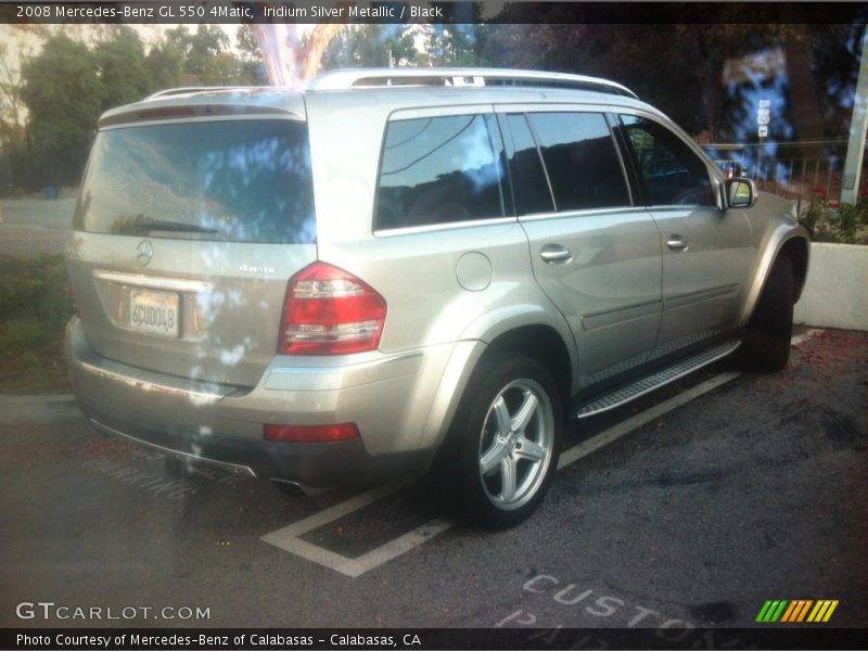 Iridium Silver Metallic / Black 2008 Mercedes-Benz GL 550 4Matic