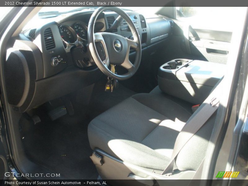 Black / Ebony 2012 Chevrolet Silverado 1500 LT Extended Cab