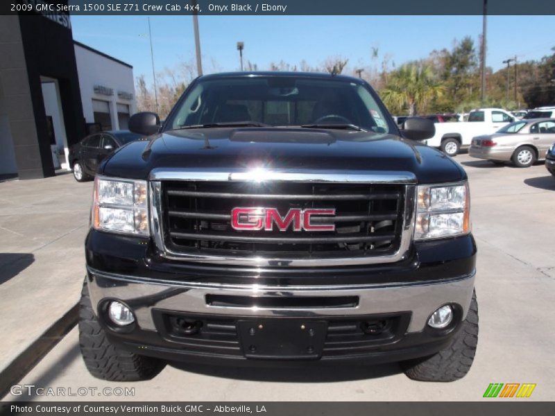 Onyx Black / Ebony 2009 GMC Sierra 1500 SLE Z71 Crew Cab 4x4
