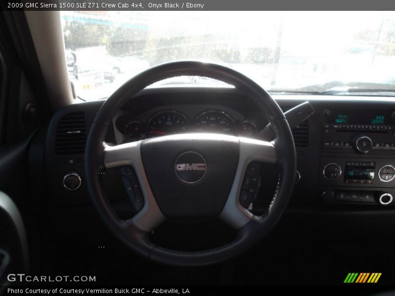 Onyx Black / Ebony 2009 GMC Sierra 1500 SLE Z71 Crew Cab 4x4