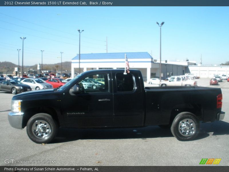 Black / Ebony 2012 Chevrolet Silverado 1500 LT Extended Cab