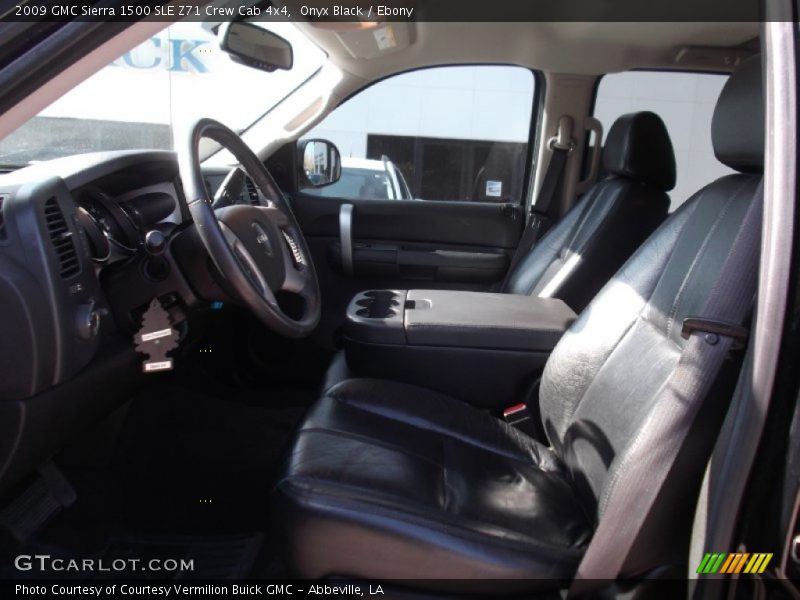 Onyx Black / Ebony 2009 GMC Sierra 1500 SLE Z71 Crew Cab 4x4