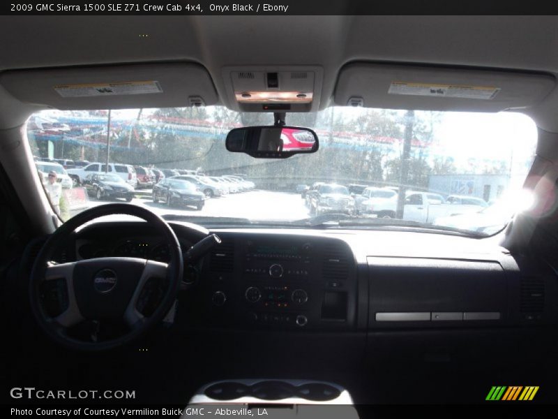 Onyx Black / Ebony 2009 GMC Sierra 1500 SLE Z71 Crew Cab 4x4