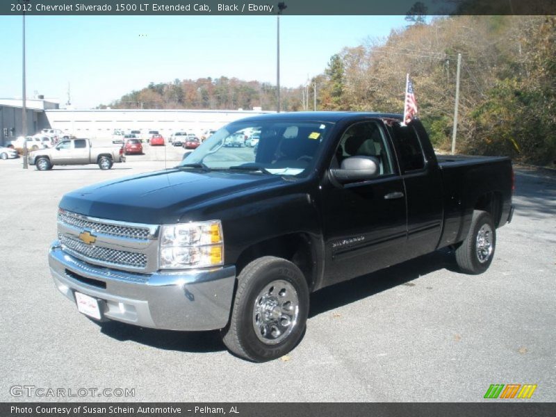 Black / Ebony 2012 Chevrolet Silverado 1500 LT Extended Cab