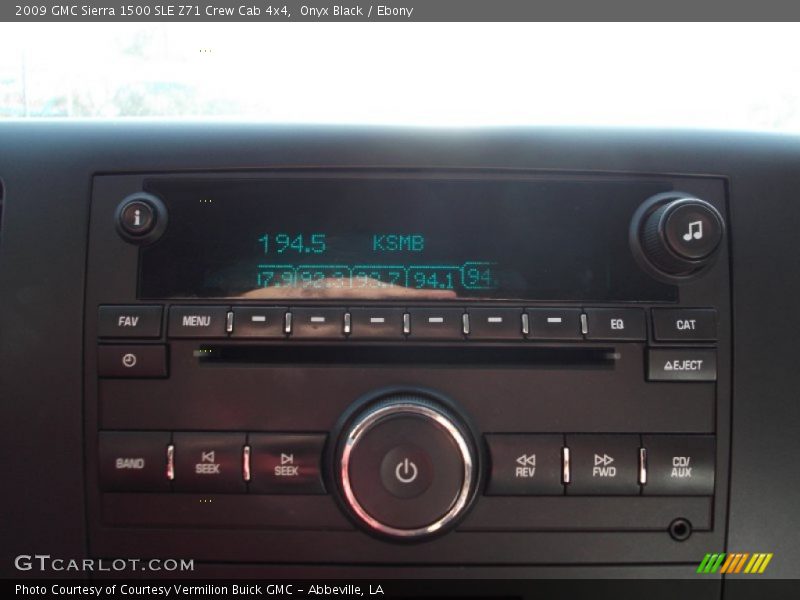 Onyx Black / Ebony 2009 GMC Sierra 1500 SLE Z71 Crew Cab 4x4