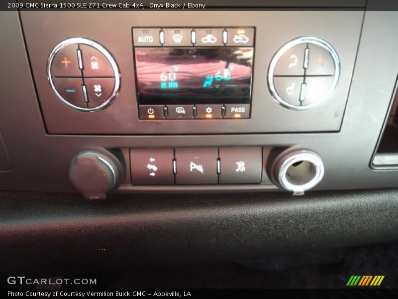 Onyx Black / Ebony 2009 GMC Sierra 1500 SLE Z71 Crew Cab 4x4