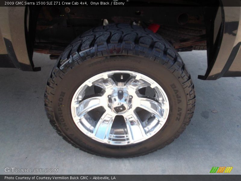 Custom Wheels of 2009 Sierra 1500 SLE Z71 Crew Cab 4x4