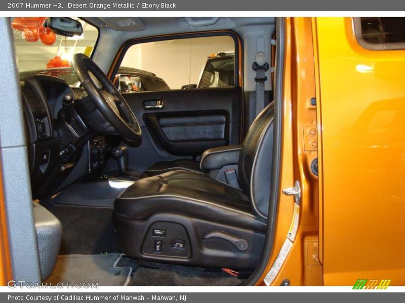 Desert Orange Metallic / Ebony Black 2007 Hummer H3
