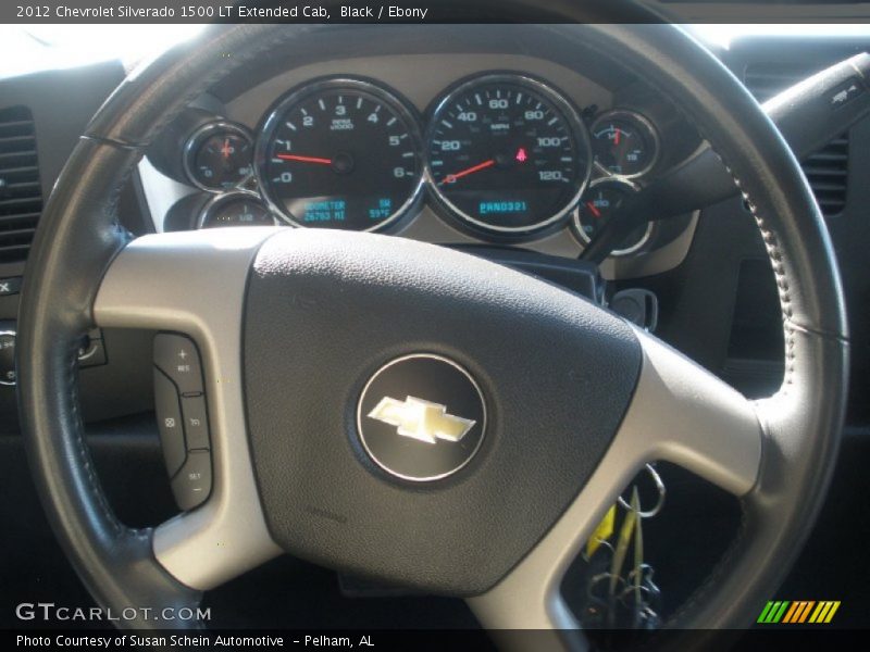 Black / Ebony 2012 Chevrolet Silverado 1500 LT Extended Cab