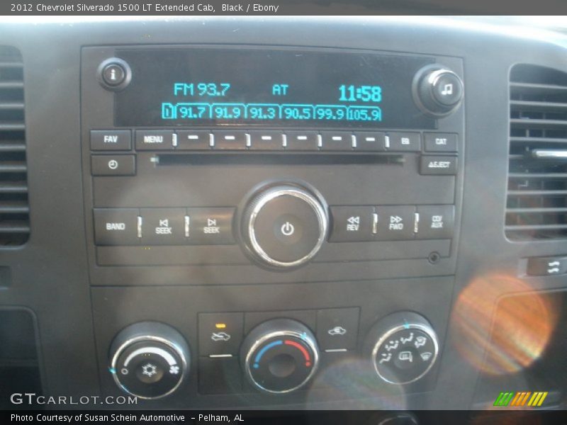 Black / Ebony 2012 Chevrolet Silverado 1500 LT Extended Cab