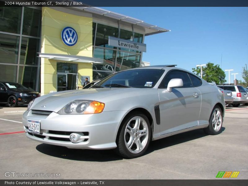 Sterling / Black 2004 Hyundai Tiburon GT