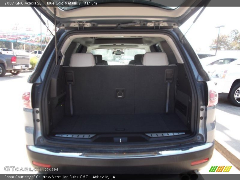 Blue Gold Metallic / Titanium 2007 GMC Acadia SLT