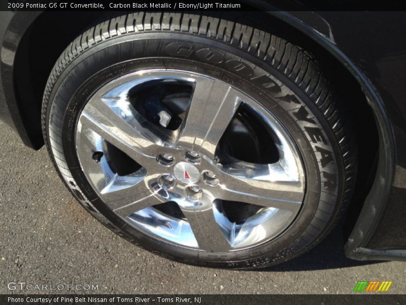 Carbon Black Metallic / Ebony/Light Titanium 2009 Pontiac G6 GT Convertible