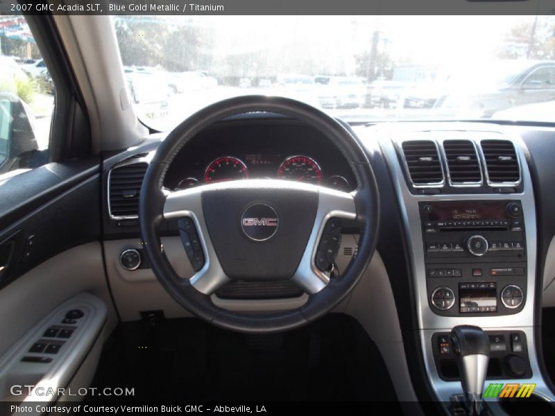 Blue Gold Metallic / Titanium 2007 GMC Acadia SLT