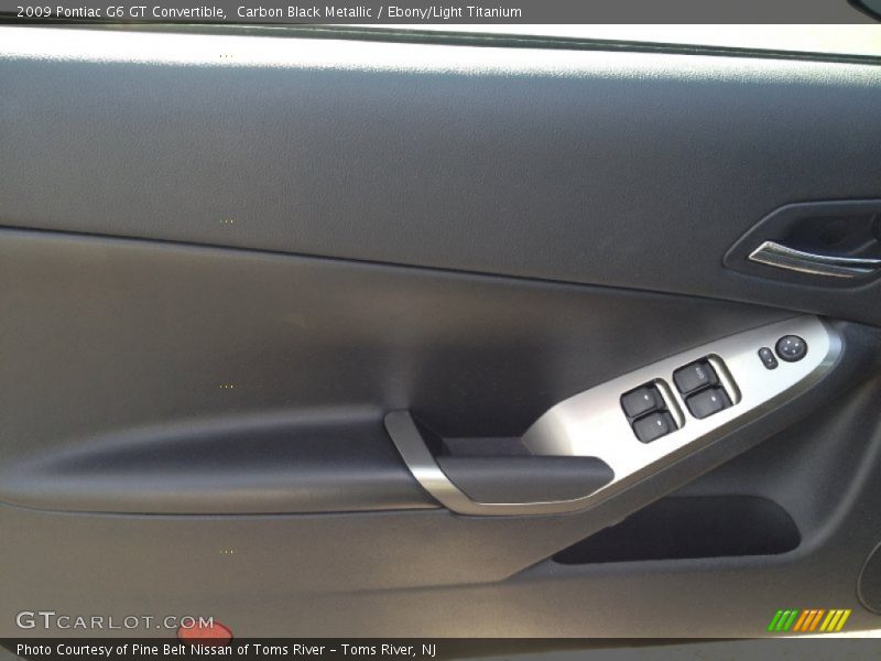 Carbon Black Metallic / Ebony/Light Titanium 2009 Pontiac G6 GT Convertible