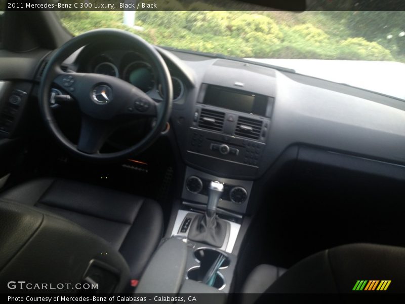 Black / Black 2011 Mercedes-Benz C 300 Luxury