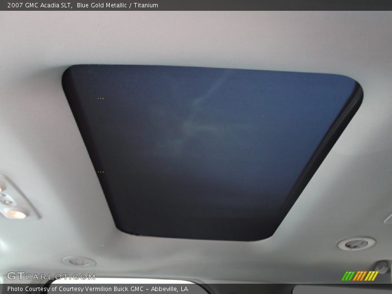 Blue Gold Metallic / Titanium 2007 GMC Acadia SLT