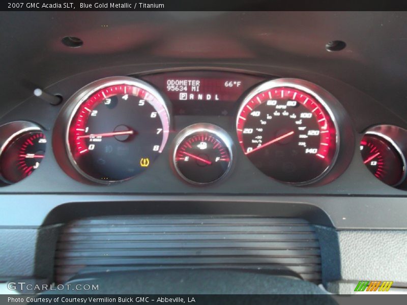 Blue Gold Metallic / Titanium 2007 GMC Acadia SLT
