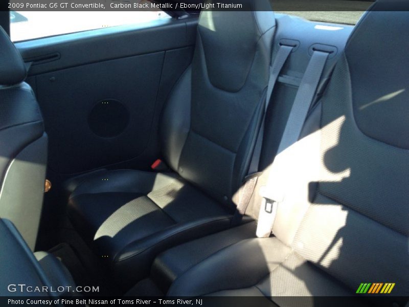 Carbon Black Metallic / Ebony/Light Titanium 2009 Pontiac G6 GT Convertible