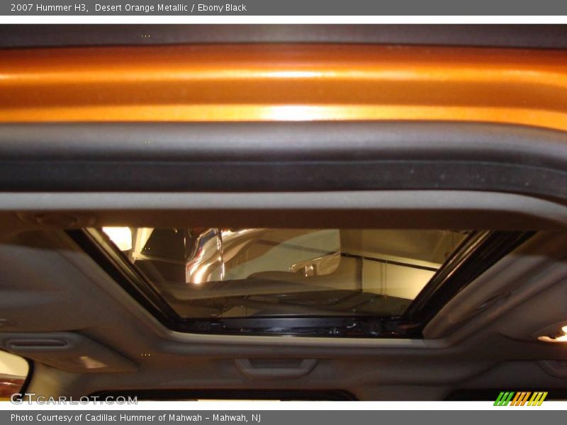 Desert Orange Metallic / Ebony Black 2007 Hummer H3
