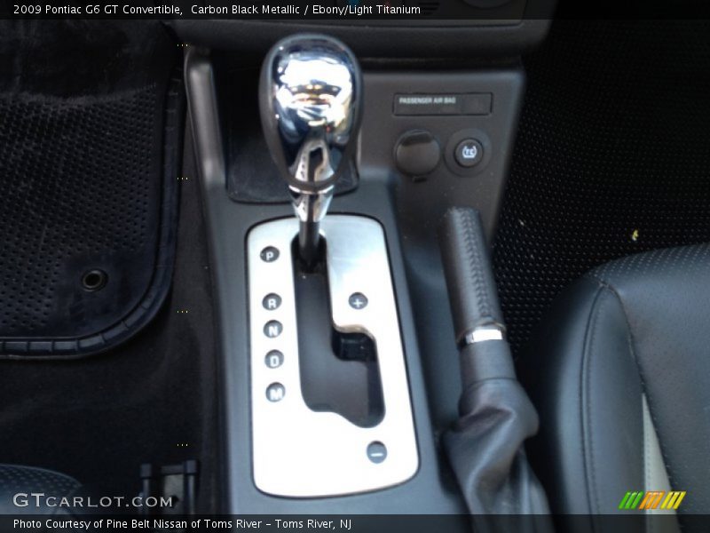 Carbon Black Metallic / Ebony/Light Titanium 2009 Pontiac G6 GT Convertible