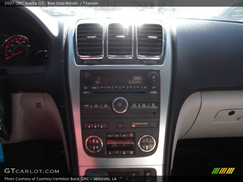 Blue Gold Metallic / Titanium 2007 GMC Acadia SLT