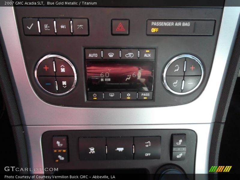 Blue Gold Metallic / Titanium 2007 GMC Acadia SLT