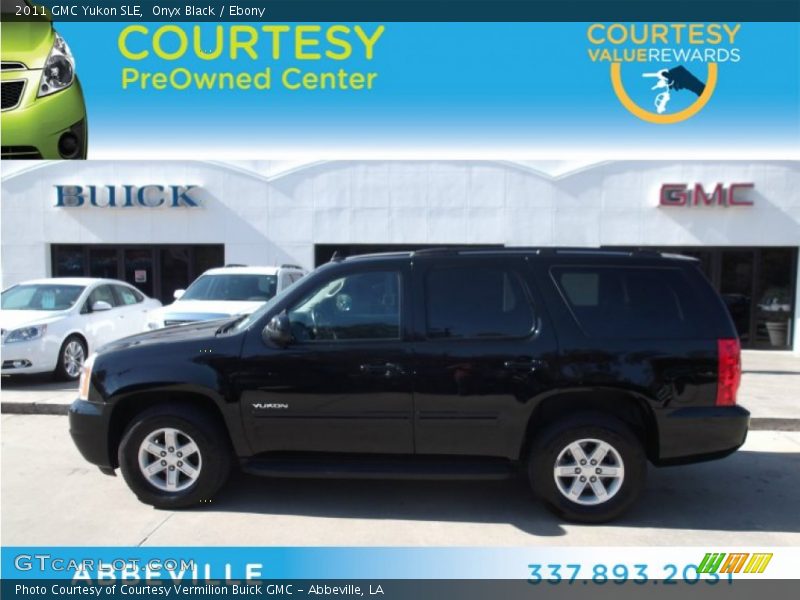 Onyx Black / Ebony 2011 GMC Yukon SLE