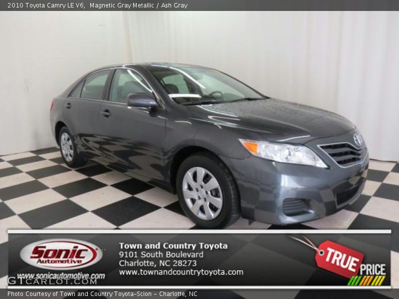 Magnetic Gray Metallic / Ash Gray 2010 Toyota Camry LE V6