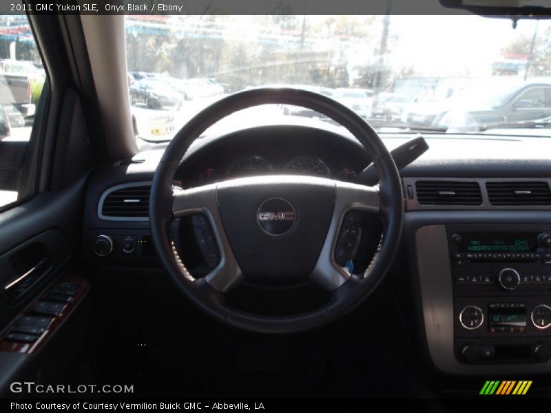 Onyx Black / Ebony 2011 GMC Yukon SLE