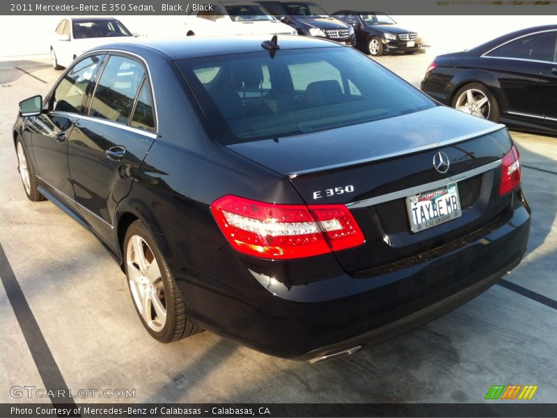 Black / Black 2011 Mercedes-Benz E 350 Sedan
