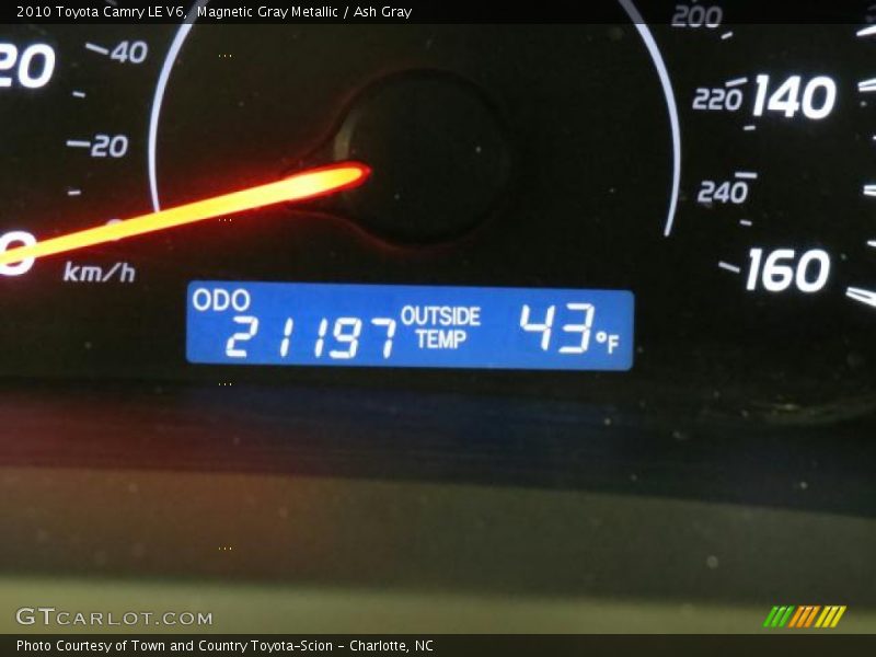 Magnetic Gray Metallic / Ash Gray 2010 Toyota Camry LE V6