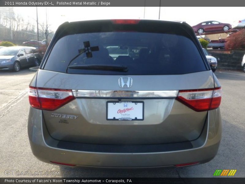 Polished Metal Metallic / Beige 2011 Honda Odyssey EX-L