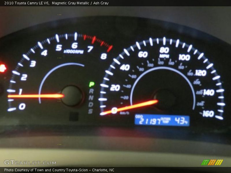 Magnetic Gray Metallic / Ash Gray 2010 Toyota Camry LE V6