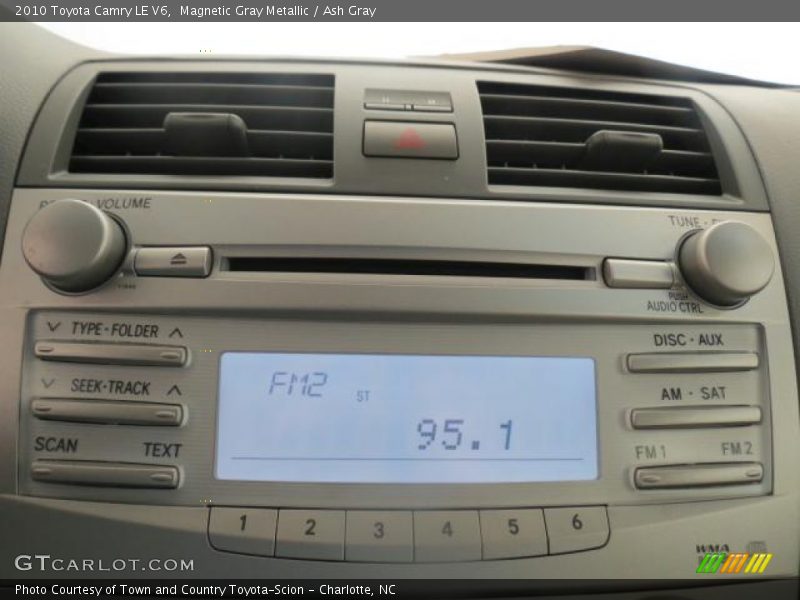 Magnetic Gray Metallic / Ash Gray 2010 Toyota Camry LE V6