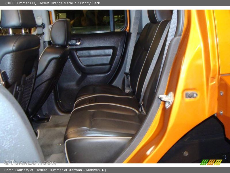 Desert Orange Metallic / Ebony Black 2007 Hummer H3