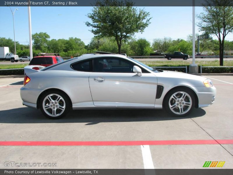 Sterling / Black 2004 Hyundai Tiburon GT