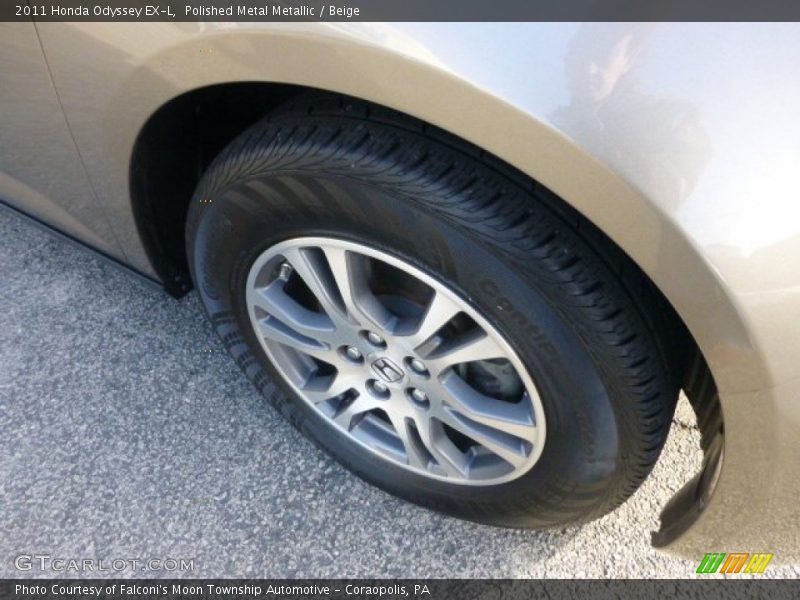 Polished Metal Metallic / Beige 2011 Honda Odyssey EX-L