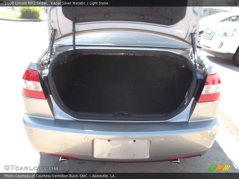 Vapor Silver Metallic / Light Stone 2008 Lincoln MKZ Sedan